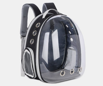 Pet Bag Backpack, Breathable Portable Travel Transparent Bag for Pets